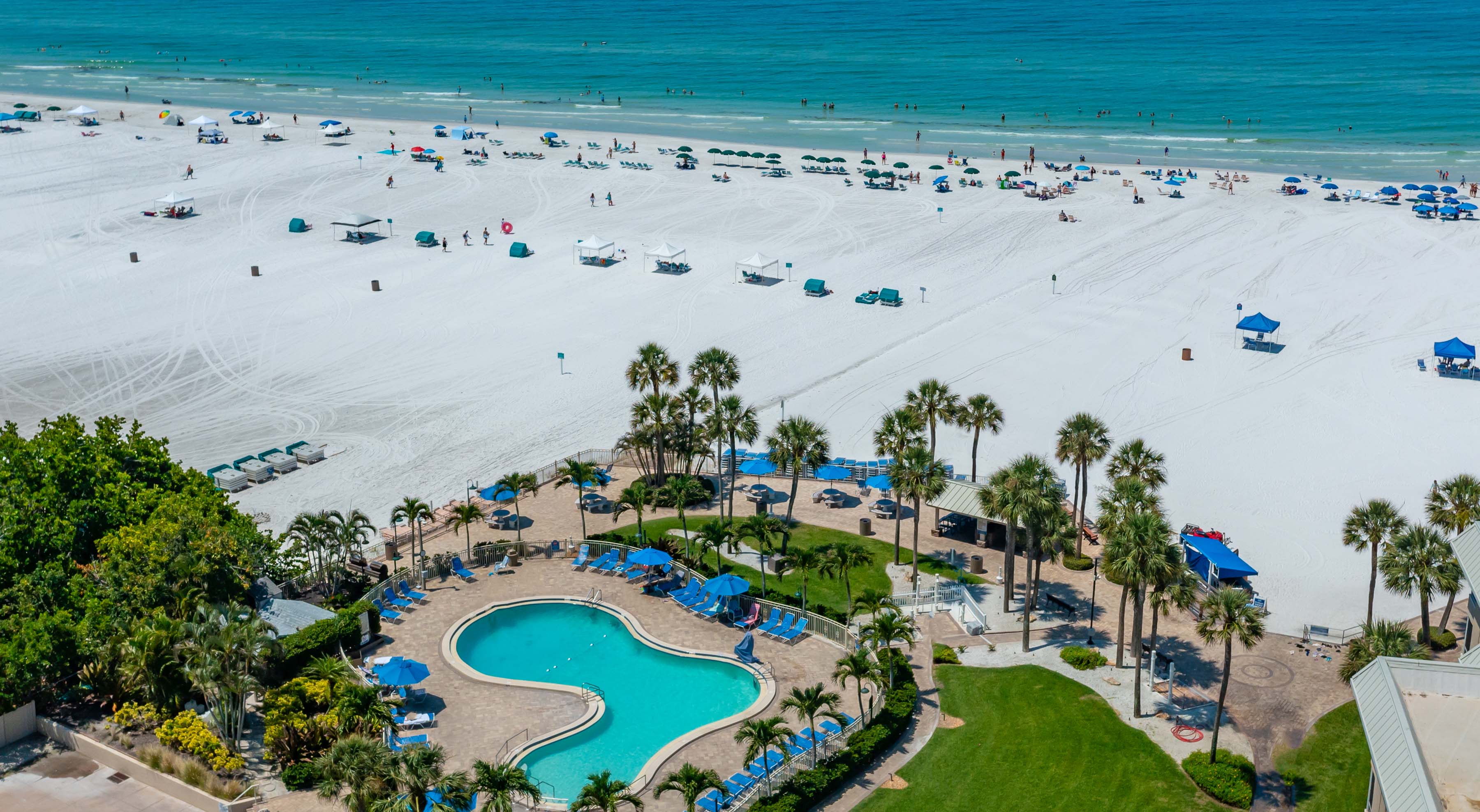 Gulf side of Siesta Key beach